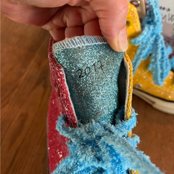 JW Anderson Glitter✨ Converse Sneakers - Picture 7 of 9